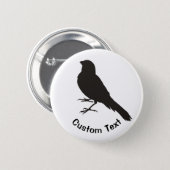 Standing Canary Bird Button (Front & Back)