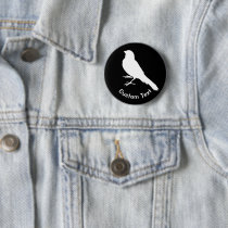 Standing Canary Bird Button