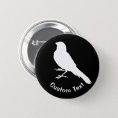 Standing Canary Bird Button (Front & Back)