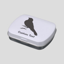 Standing Canary Bird Candy Tin
