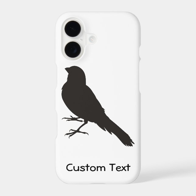 Standing Canary Bird Case-Mate iPhone Case (Back)