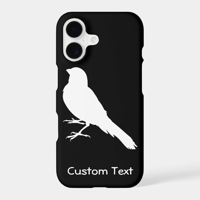 Standing Canary Bird Case-Mate iPhone Case (Back)