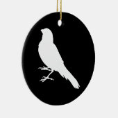 Standing Canary Bird Ceramic Ornament (Right)