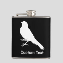 Standing Canary Bird Flask