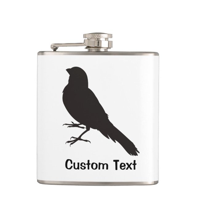 Standing Canary Bird Flask (Front)