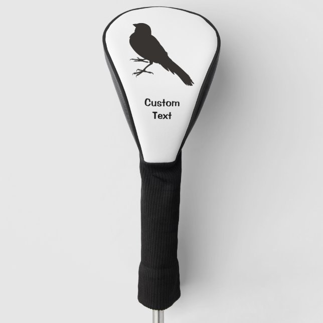 Standing Canary Bird Golf Head Cover (Front)