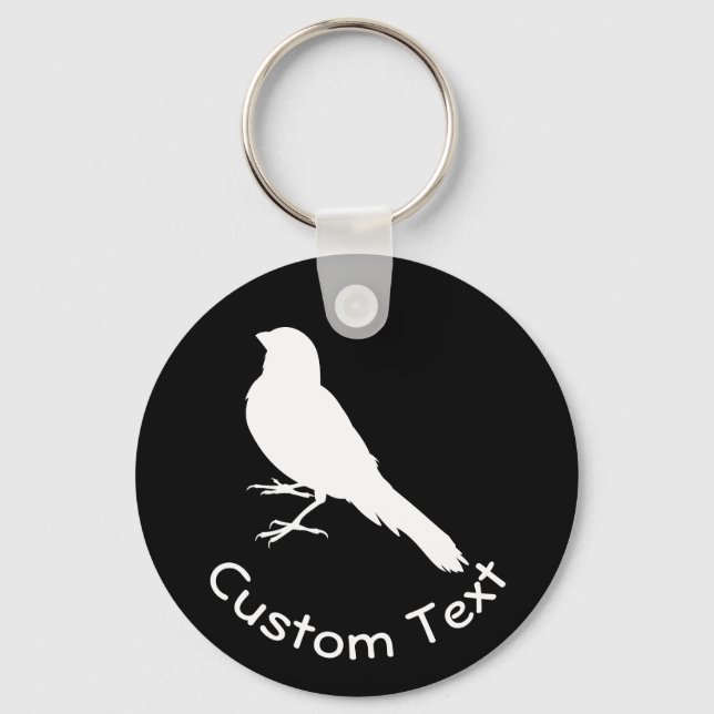 Standing Canary Bird Keychain (Front)