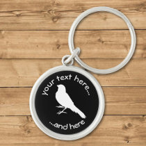 Standing Canary Bird Keychain
