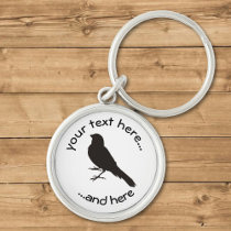 Standing Canary Bird Keychain