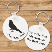 Standing Canary Bird Keychain