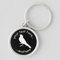 Standing Canary Bird Keychain