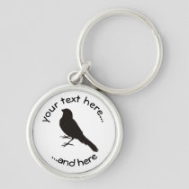 Standing Canary Bird Keychain