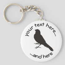 Standing Canary Bird Keychain