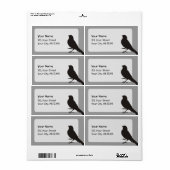 Standing Canary Bird Label (Full Sheet)