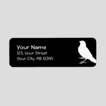 Standing Canary Bird Label