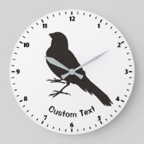Standing Canary Bird Large Clock