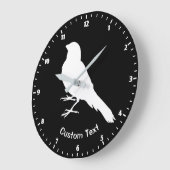 Standing Canary Bird Large Clock (Angle)