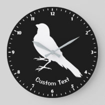 Standing Canary Bird Large Clock