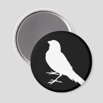 Standing Canary Bird Magnet