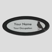 Standing Canary Bird Name Tag