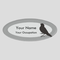 Standing Canary Bird Name Tag