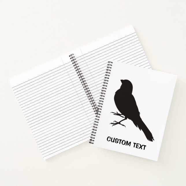 Standing Canary Bird Notebook (Inside)