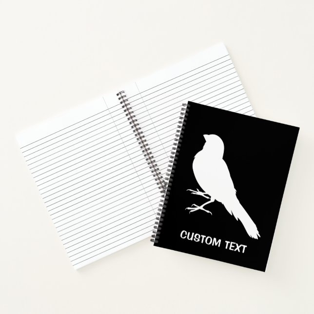Standing Canary Bird Notebook (Inside)