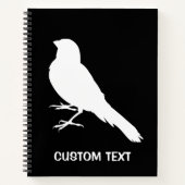 Standing Canary Bird Notebook (Front)