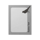 Standing Canary Bird Notepad (Rotated)