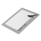 Standing Canary Bird Notepad (Angled)