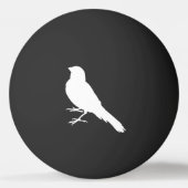 Standing Canary Bird Ping Pong Ball (Front)