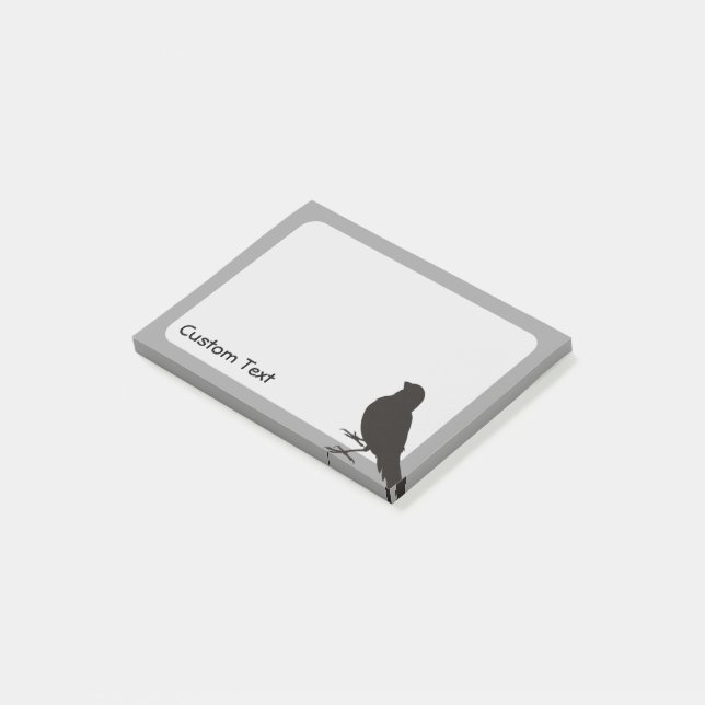 Standing Canary Bird Post-it Notes (Angled)