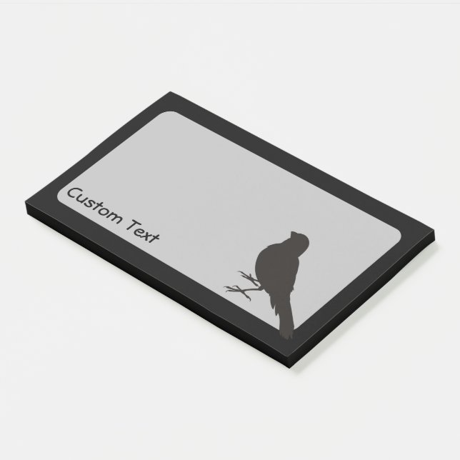 Standing Canary Bird Post-it Notes (Angled)