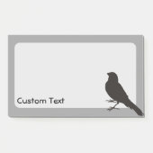 Standing Canary Bird Post-it Notes (Front)