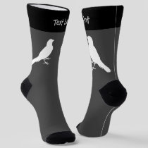 Standing Canary Bird Socks