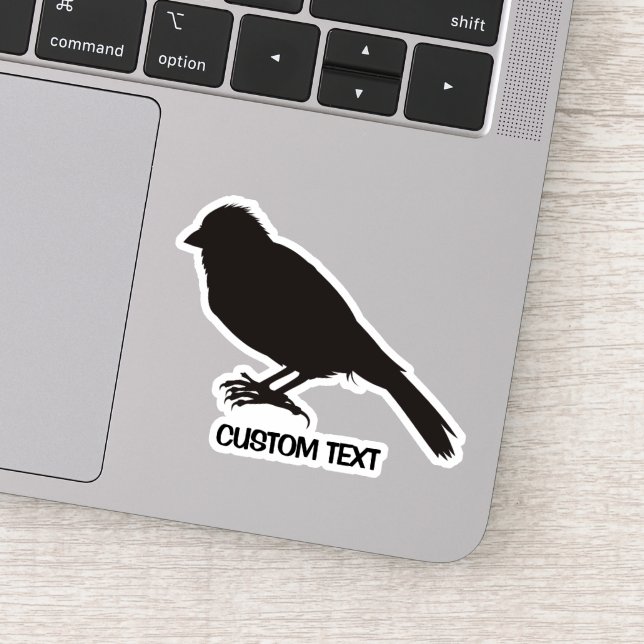Standing Canary Bird Sticker (Detail)