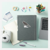 Standing Canary Bird Sticker (iPad Cover)