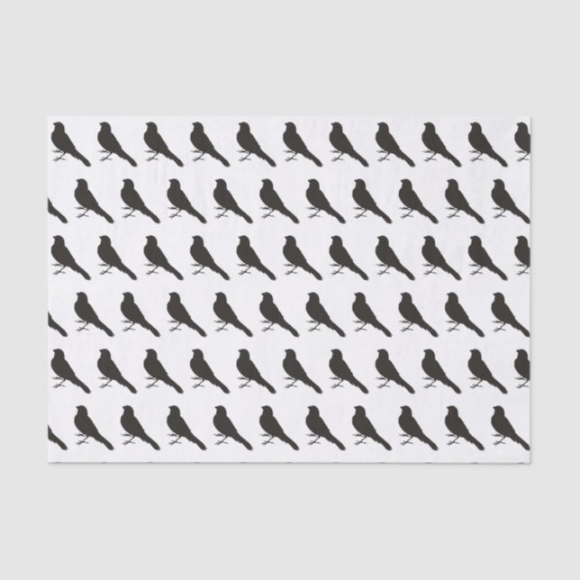 Standing Canary Bird Tissue Paper (Front)