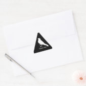 Standing Canary Bird Triangle Sticker (Envelope)