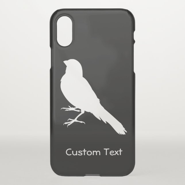 Standing Canary Bird Uncommon iPhone Case (Back)