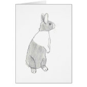 Standing Dutch Rabbit (Blank inside) (Front)