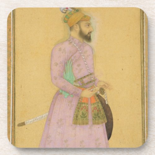 Standing figure of a Mughal prince from the Small Beverage Coaster