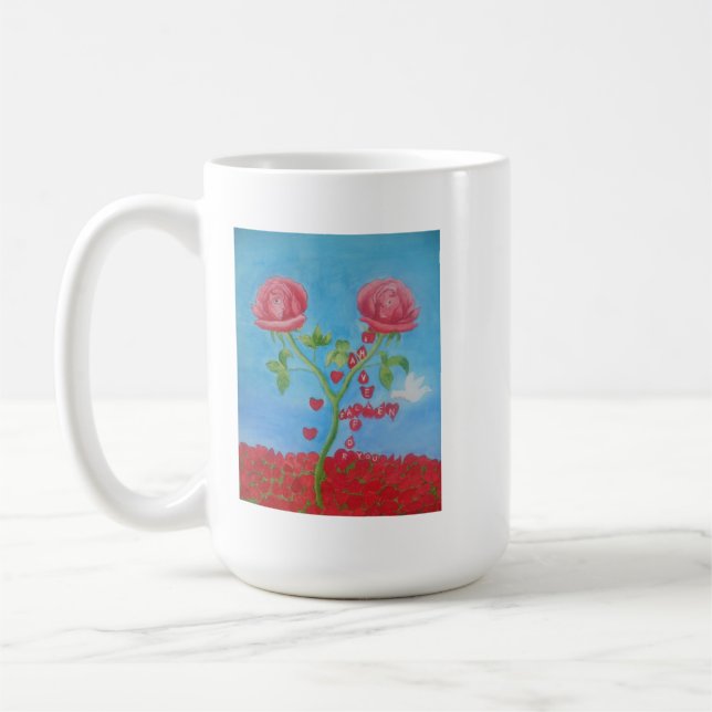 Standing for love coffee mug (Left)