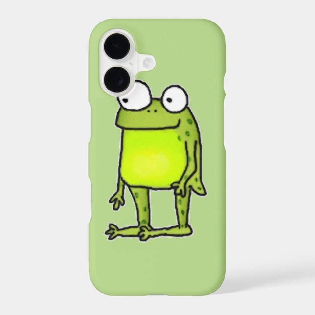 Standing Frog Iphone Case (Back)