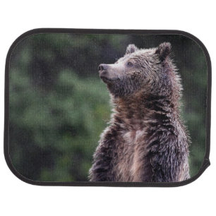 Standing Grizzly Bear Car Floor Mat