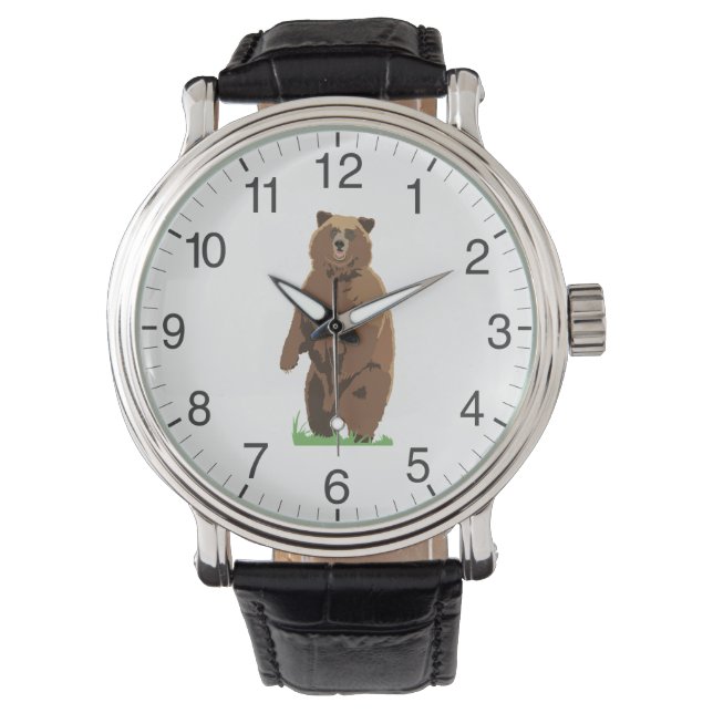 Standing Grizzly Bear Watch (Front)