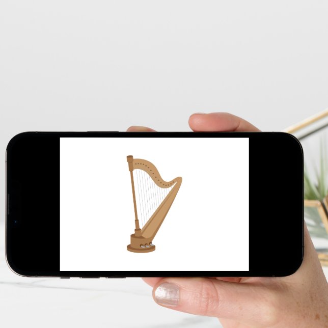 Standing Harp Card (Front Digital)