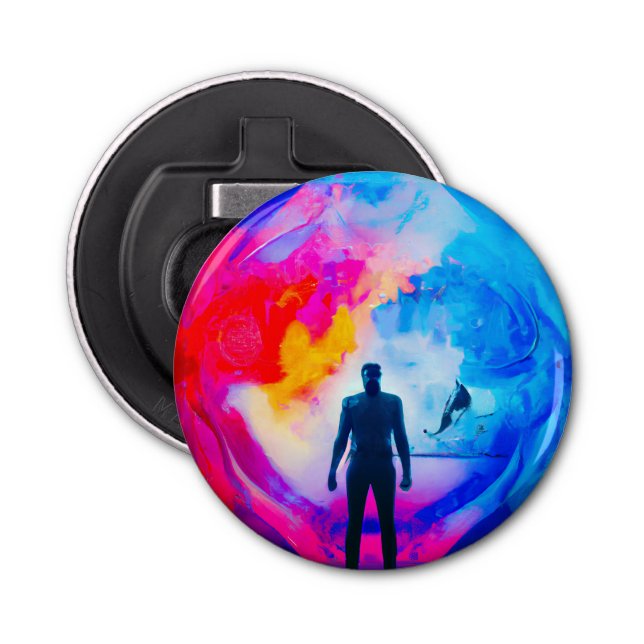 Standing in Colors Bottle Opener (Front)