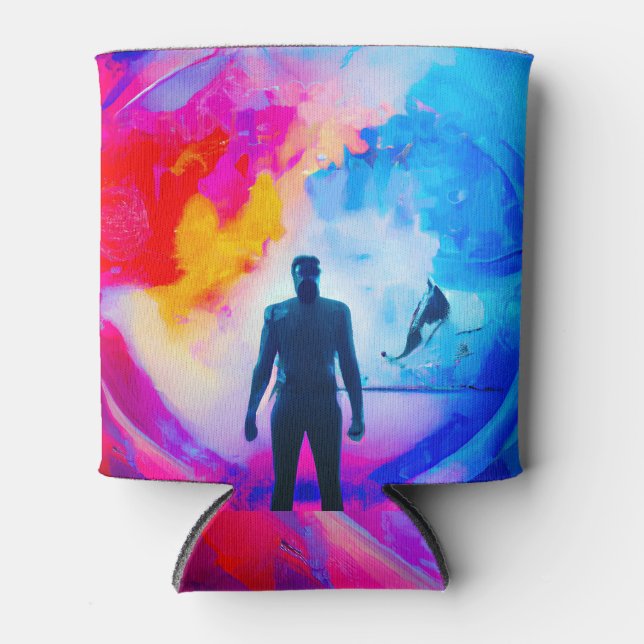 Standing in Colors Can Cooler (Front)