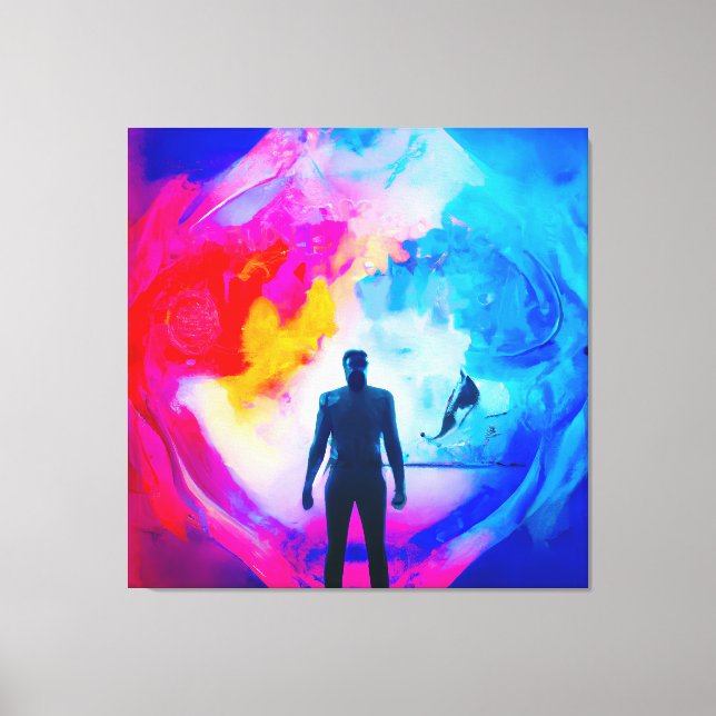 Standing in Colors Canvas Print (Front)